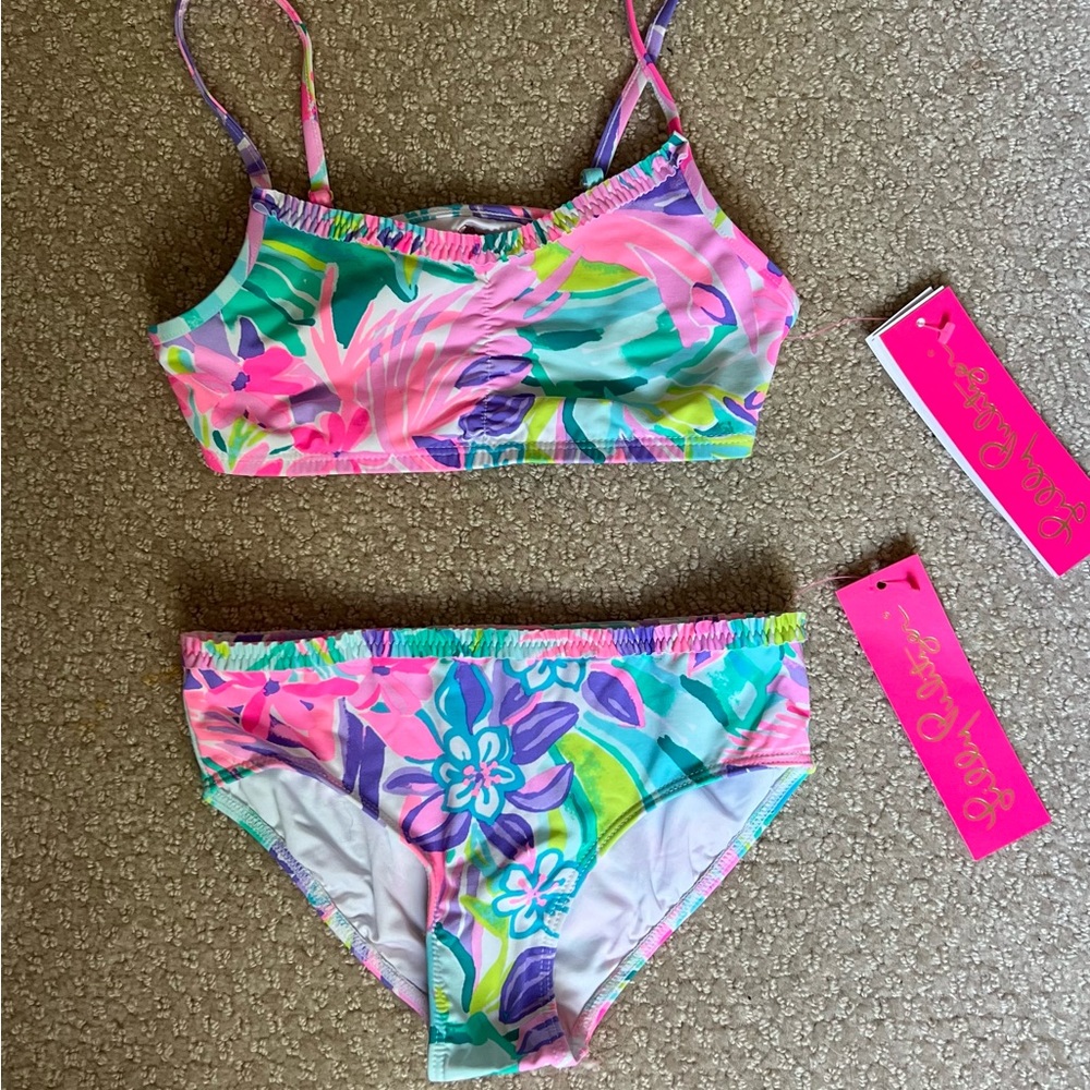 NWT Lilly Pulitzer Girls Manuella Bikini
